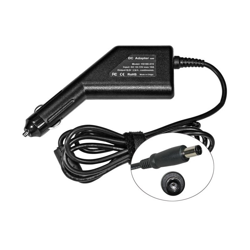 Dell Inspiron 15 3520 3521 19.5v 3.34a 7.4*5.0 automobilinis įkroviklis 65w + USB Dell Inspiron 15 3520 3521 19.5v 3.34a 7.4*5.0 automobilinis įkroviklis 65w + USB