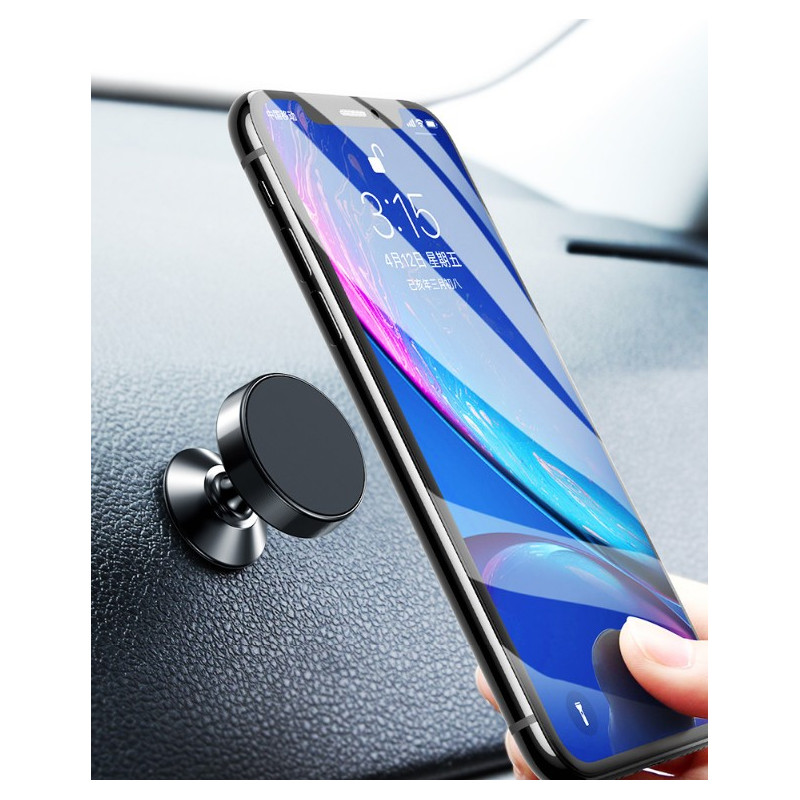 Automobilinis magnetinis telefono laikiklis, juodas Automobilinis magnetinis telefono laikiklis, juodas