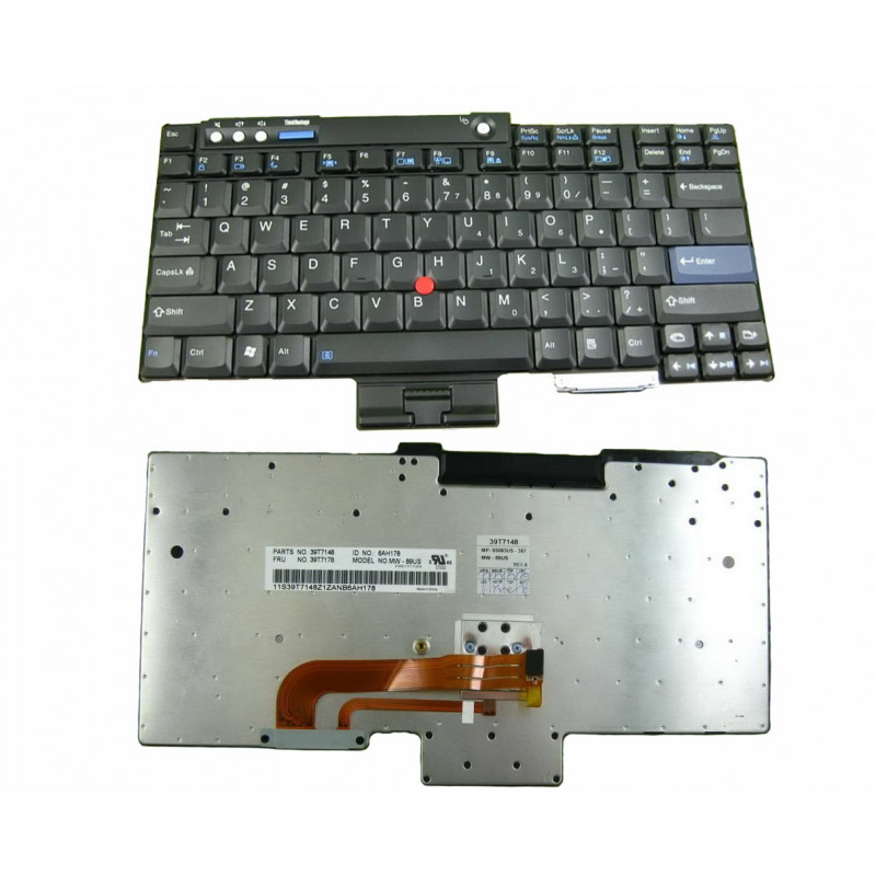 IBM Lenovo T61 T60 R61 T400 T500 R400 z60 z61 R60 klaviatūra IBM Lenovo T61 T60 R61 T400 T500 R400 z60 z61 R60 klaviatūra